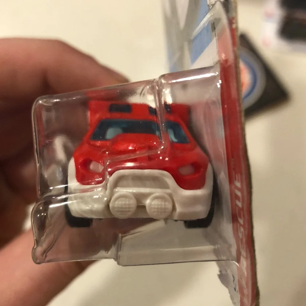 Rescue Duty Toy Car - Red and White